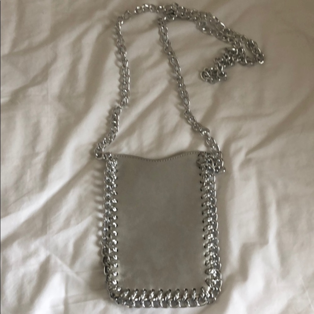 Metallic mini side bag